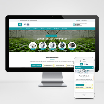 (自适应手机端)HTML5响应式英文外贸企业产品展示网站模板 LED灯具外贸通用网站